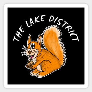 The Lake District Red Squirrel Cumbria Sticker